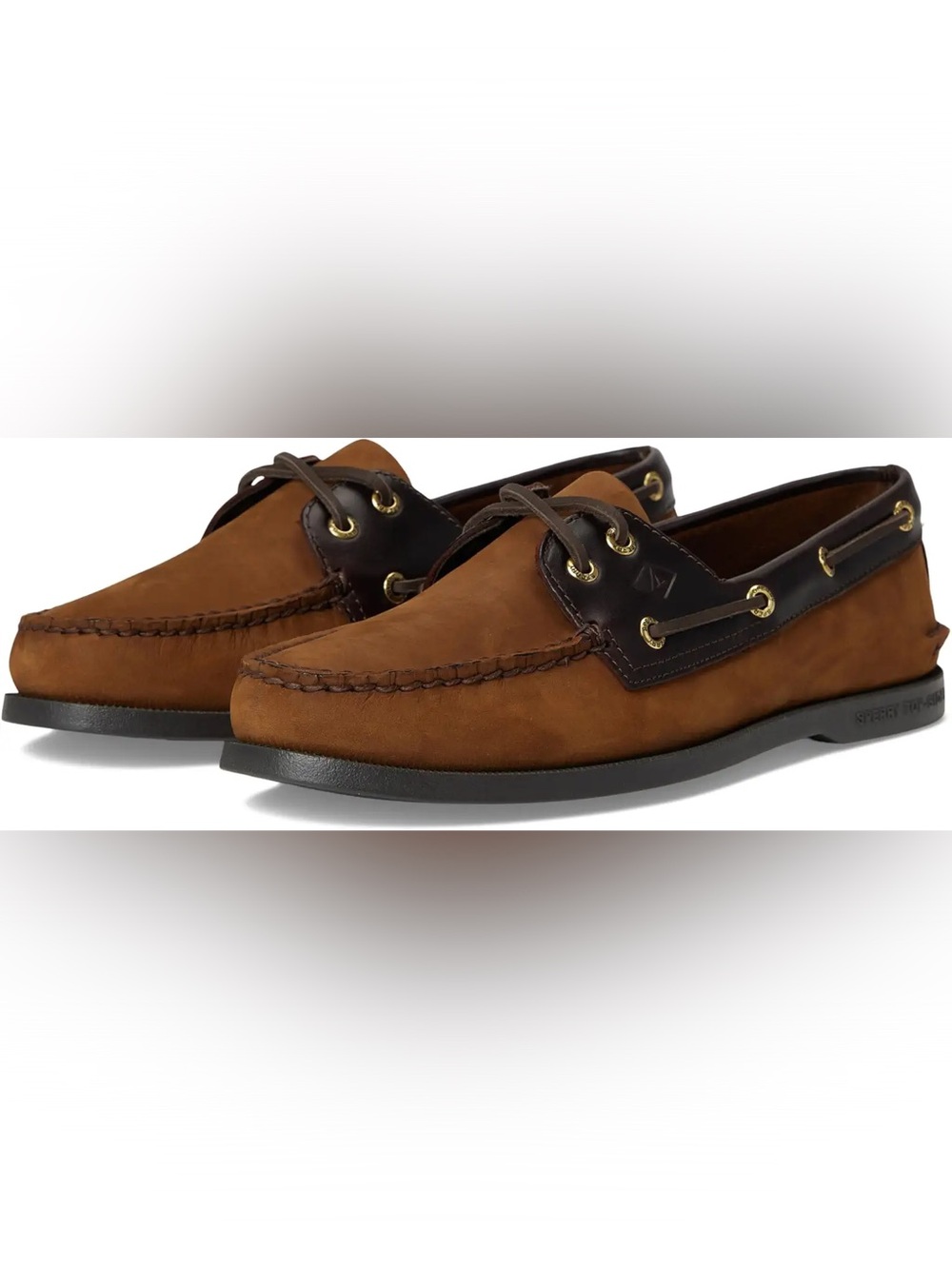 Authentic Sherry  Original (A/O) 2-Eye Boat Shoe. SZ 8.5 W, EUC
